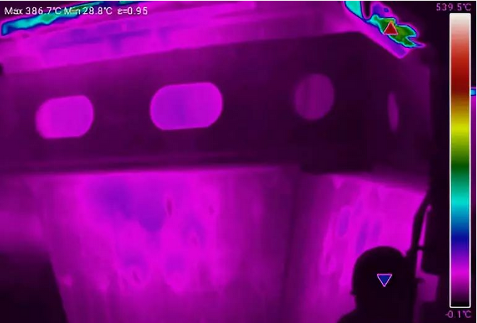 用紅外熱像儀檢測，中間包安全生產(chǎn)，不再聽天由命！